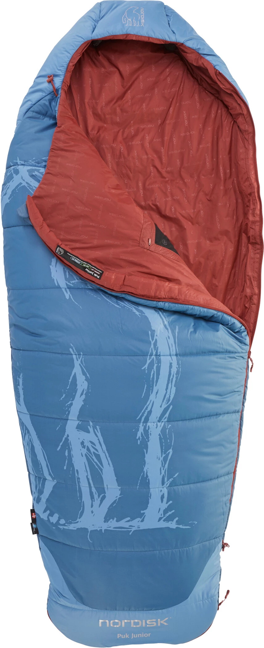 Nordisk Puk Junior Sleeping Bag 130-170cm Kids, bleu 4 Nordisk Puk Junior Sleeping Bag 130-170cm Kids, bleu – Image 2