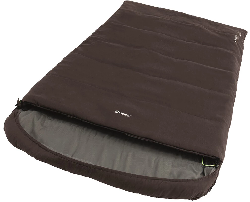 Outwell Campion Lux Double Sleeping Bag, marron/gris 3 Outwell Campion Lux Double Sleeping Bag, marron/gris
