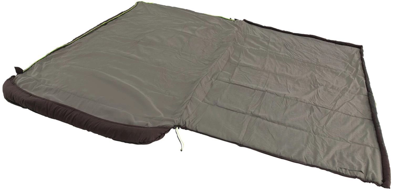 Outwell Campion Lux Double Sleeping Bag, marron/gris 5 Outwell Campion Lux Double Sleeping Bag, marron/gris – Image 3