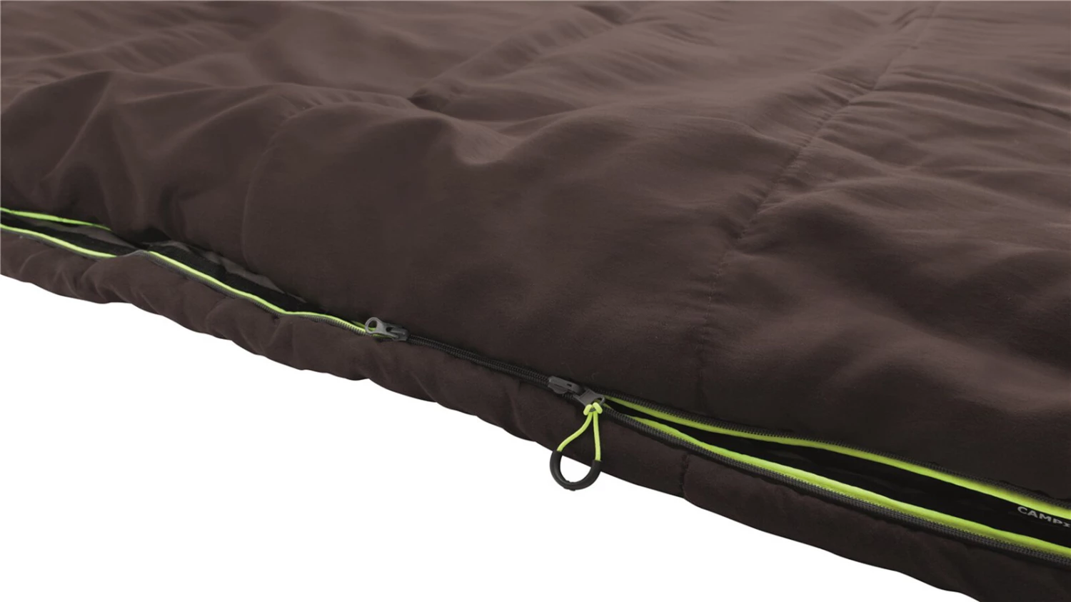 Outwell Campion Lux Double Sleeping Bag, marron/gris 8 Outwell Campion Lux Double Sleeping Bag, marron/gris – Image 6