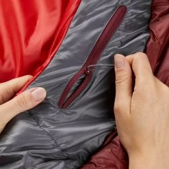 Rab Solar Eco 3 Sac de couchage Regular Femme, rouge -Sacs de couchage Soldes rab solar eco 3 sleeping bag regular women ascent red 5