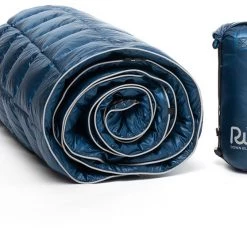 Rumpl Featherlite Solid Couverture 1 personne, bleu -Sacs de couchage Soldes rumpl featherlite solid blanket 1 person deep royal 3