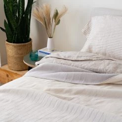 Rumpl Merino Softwool Blanket Queen, gris -Sacs de couchage Soldes rumpl merino softwool blanket queen ash triangles 4