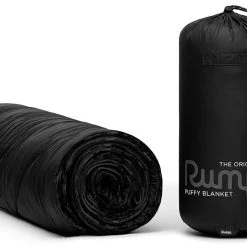 Rumpl Original Puffy Solid Blanket 2 Persons, noir -Sacs de couchage Soldes rumpl original puffy solid blanket 2 persons black 4
