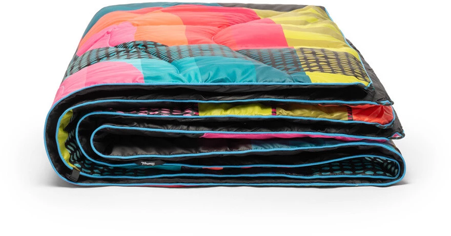 Rumpl Printed Nanoloft Puffy Couverture 1 personne, noir/Multicolore 4 Rumpl Printed Nanoloft Puffy Couverture 1 personne, noir/Multicolore – Image 2