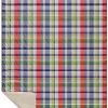 Rumpl Printed Sherpa Flannel Blanket, Multicolore -Sacs de couchage Soldes rumpl printed sherpa flannel blanket sequoia plaid 1