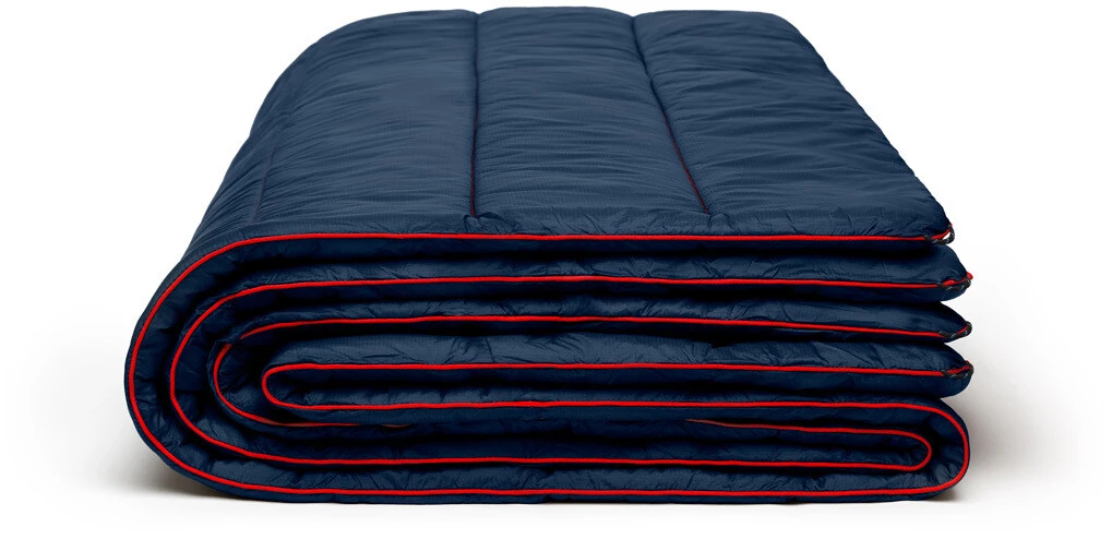 Rumpl Solid Original Puffy Couverture 2 personnes, bleu 4 Rumpl Solid Original Puffy Couverture 2 personnes, bleu – Image 2