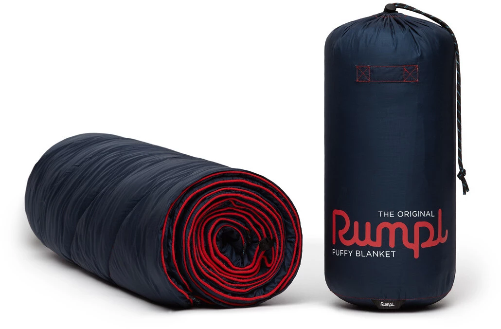 Rumpl Solid Original Puffy Couverture 2 personnes, bleu 5 Rumpl Solid Original Puffy Couverture 2 personnes, bleu – Image 3