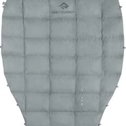 Sea to Summit Cinder Cd1 Integrated Down Quilt Long, gris -Sacs de couchage Soldes sea to summit cinder cd1 integrated down quilt long pale grey dark grey 3