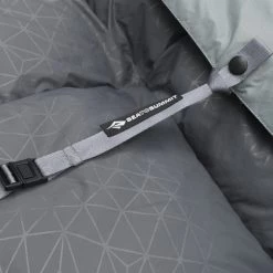 Sea to Summit Cinder Cd1 Integrated Down Quilt Regular, gris -Sacs de couchage Soldes sea to summit cinder cd1 integrated down quilt regular pale grey dark grey 4