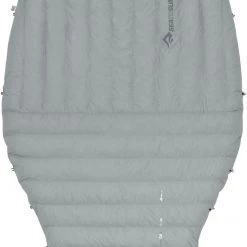 Sea to Summit Cinder Cd2 Integrated Down Quilt Long, gris -Sacs de couchage Soldes sea to summit cinder cd2 integrated down quilt long pale grey dark grey 3