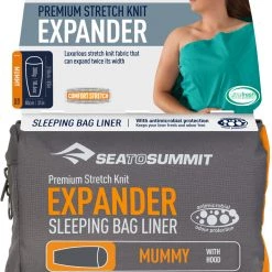 Sea to Summit Expander Short de cyclisme Mummy avec capuche, bleu -Sacs de couchage Soldes sea to summit expander liner mummy with hood navy blue 4