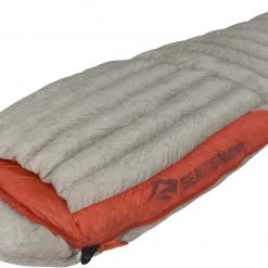 Sea to Summit Flame FmI Sac de couchage Long Femme, gris/rouge -Sacs de couchage Soldes sea to summit flame fmi sleeping bag women long light grey paprika 3