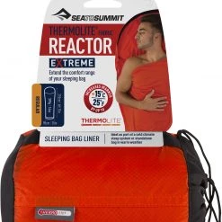 Sea to Summit Thermolight Reactor Extreme Short de cyclisme, rouge -Sacs de couchage Soldes sea to summit thermolight reactor extreme liner red 4