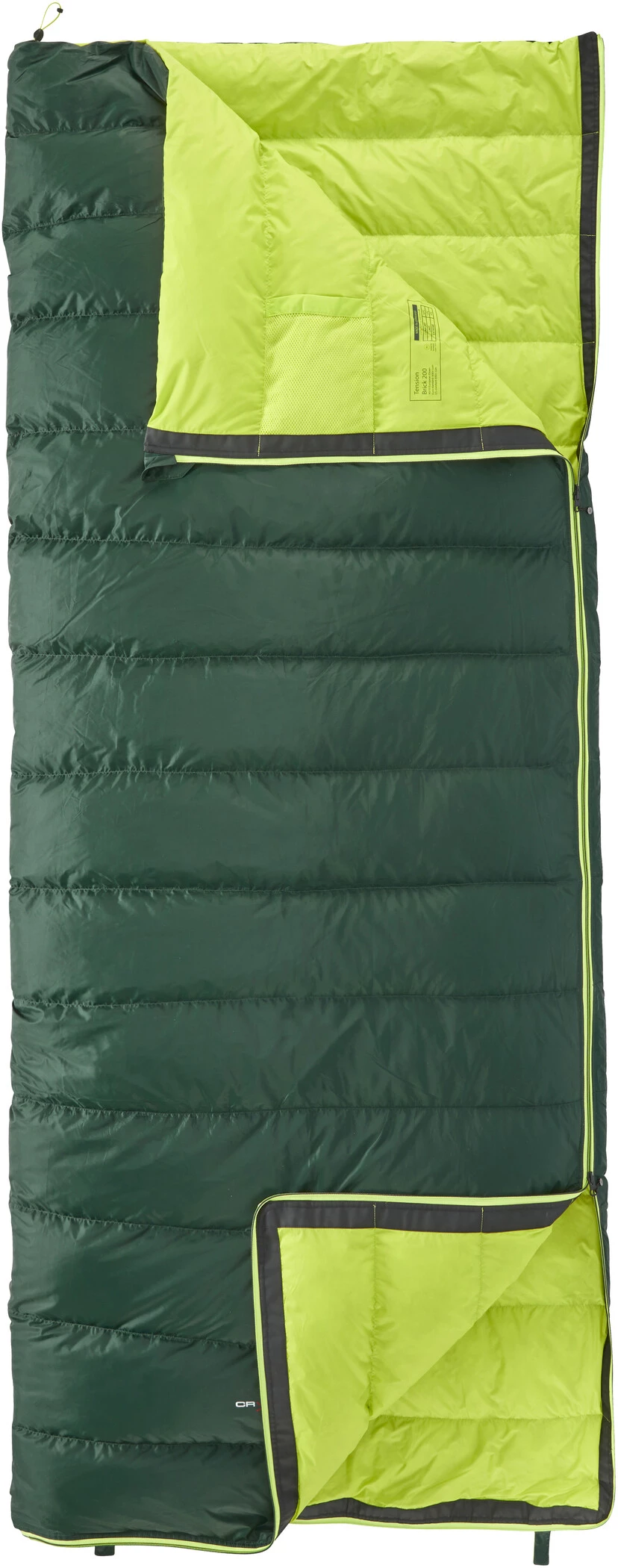 Y by Nordisk Tension Brick 200 Sac de couchage XL, noir/vert 6 Y by Nordisk Tension Brick 200 Sac de couchage XL, noir/vert – Image 4