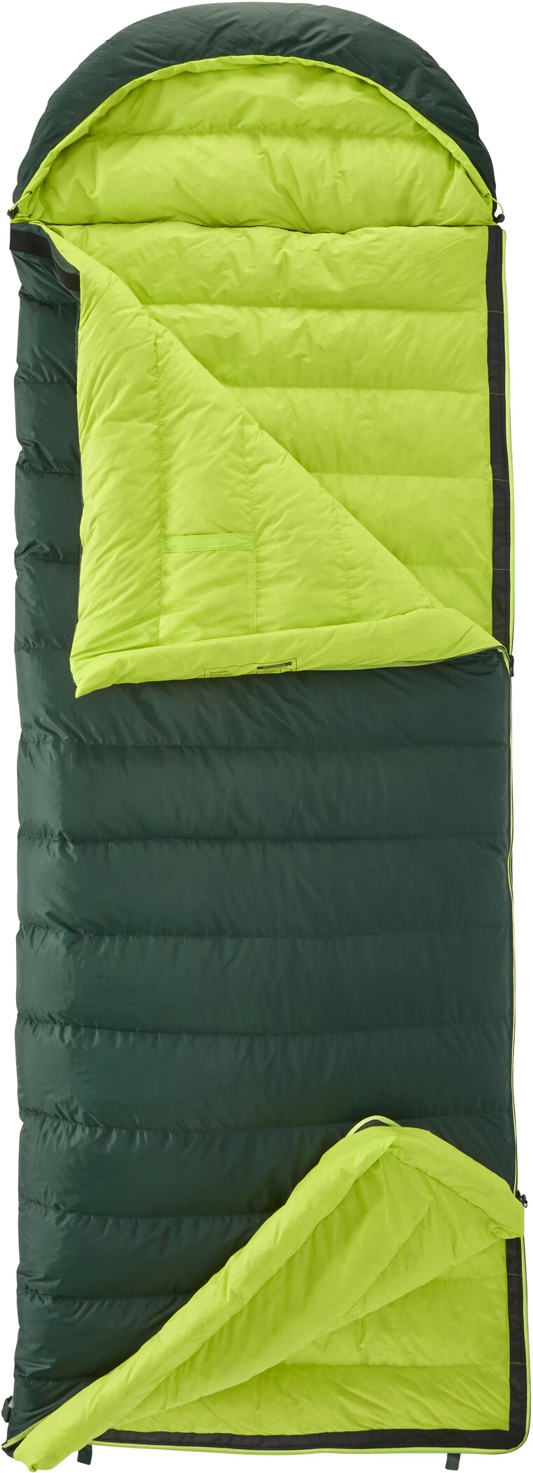 Y by Nordisk Tension Brick 600 Sac de couchage L, noir/vert 6 Y by Nordisk Tension Brick 600 Sac de couchage L, noir/vert – Image 4