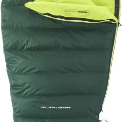 Y by Nordisk Tension Junior Sac de couchage 130-160cm Enfant, noir/vert -Sacs de couchage Soldes y by nordisk tension junior sleeping bag 130 160cm kids scarab lime 4