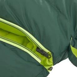 Y by Nordisk Tension Junior Sac de couchage 130-160cm Enfant, noir/vert -Sacs de couchage Soldes y by nordisk tension junior sleeping bag 130 160cm kids scarab lime 6