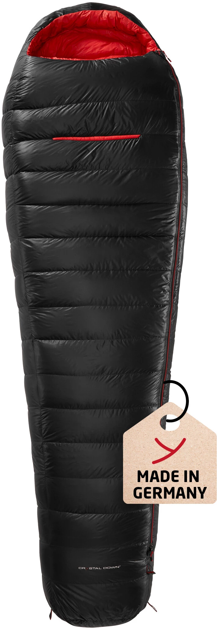 Y by Nordisk V.I.B 600 Sac de couchage M, noir/rouge 4 Y by Nordisk V.I.B 600 Sac de couchage M, noir/rouge – Image 2